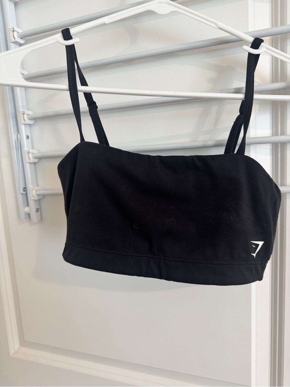 Gymshark Black Double-Strap Crop Sports Bra